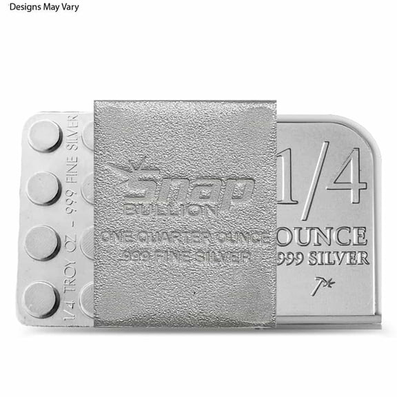 1/4 oz Generic Silver Bar .999 Fine
