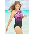 thumbnail image 3 of Swim 365 Women's Plus Size High-Neck One Piece, 3 of 6