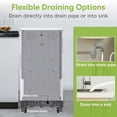 thumbnail image 4 of Hamilton Beach 18-Inch Portable Dishwasher with 8 Place Settings and 6 Wash Cycles, Stainless Steel Interior, 4 of 17