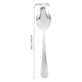 thumbnail image 3 of Miangastore 6pcs Stainless Steel Spoons Dinner Spoons Table Spoons Household Spoons, 3 of 8