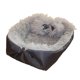 thumbnail image 1 of Cama plegable convertible para mascotas, manta acolchada de felpa, cojín para acurrucarse, cómoda cama nido para mascotas para gatos pequeños, medianos, gatitos y cachorros, 1 of 9