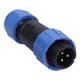 thumbnail image 3 of Conector de aviación macho hembra 16 mm 250 V ANGGREK enchufe IP68 eléctrico impermeable, 3 of 8