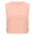 thumbnail image 5 of XINPING Workout Tank Shirts for Women, Quick Dry Ice Silk Athletic Crop Top, Loose Fit Lightweight Running Yoga Gym Shirts, 5 of 6