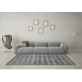 thumbnail image 3 of Ahgly Company Indoor Rectangle Abstract Gray Modern Area Rugs, 5' x 7', 3 of 4