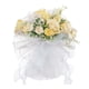 thumbnail image 4 of Flores artificiales con cinta de seda, ramos de novia románticos hechos a mano para bodas Amarillo, 4 of 9