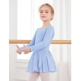thumbnail image 4 of Arshiner Kids Girls Classic Long Sleeve Leotard Dance Ballet Dress, 4 of 6