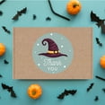 thumbnail image 4 of Koyal Wholesale Halloween Thank You Stickers 2 Inch Round 120 Bulk Pk Witch Hat Labels For Halloween Party Favors, 4 of 5