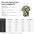 thumbnail image 7 of Xecao offers the Sunflowers And Butterflies for Men's Casual Short-sleeved Shirt, a button-up collared shirt with a pocket, perfect for beach vacations and yacht travel in the Large size., 7 of 7