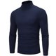 thumbnail image 1 of Men's Autumn Winter Turtleneck Long Sleeve Slim Pullover Sweater Blouse Top L, 1 of 4