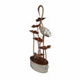 thumbnail image 2 of METAL CRANE WITH LEAVES IN PAIL FOUNTAIN, 2 of 5