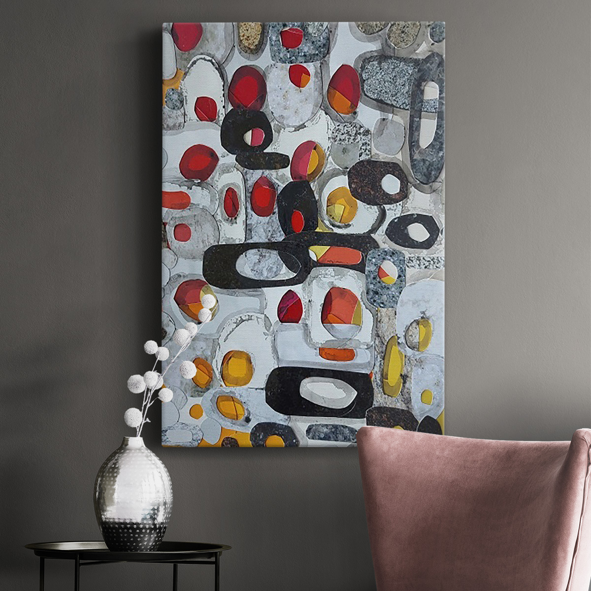 Fruit Collage I Premium Gallery Wrapped Canvas - Ready to Hang