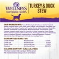 thumbnail image 6 of Wellness Thick & Chunky Natural Grain Free Canned Dog Food, Turkey & Duck Stew, 12.5-Ounce Can (Pack of 12), 6 of 8
