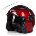 thumbnail image 2 of Casco de motocicleta de doble lente, casco de bicicleta eléctrica, casco minimalista., 2 of 5