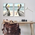 thumbnail image 3 of Stupell Industries Pelicans on Beach Animals & Insects Painting White Framed Art Print Wall Art, 24 x 30, 3 of 10