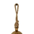 thumbnail image 4 of DecMode Tibetan Inspired Gold Metal Bell Decorative Cow Bells with Jute Hanging Rope, 3 Count, 4 of 9