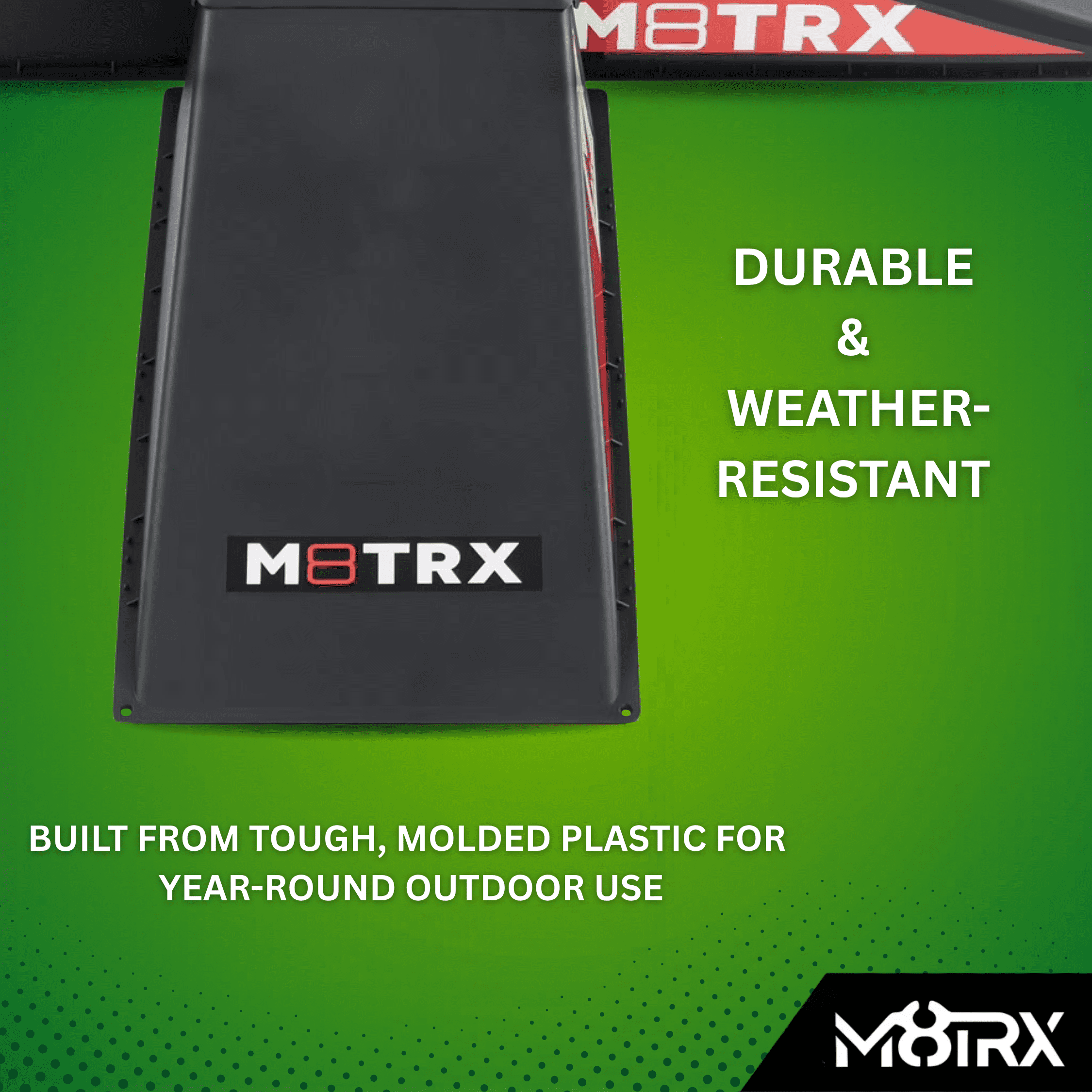 M8TRX SPORTS 4+1 Pyramid Ramp Set for Skateboards, Bikes, and Scooters, Ages 5+