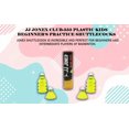thumbnail image 3 of JJ Jonex Club - 555 Plastic Kids Beginner's Practice Shuttlecocks | Yellow , Pack Of 10, 3 of 3