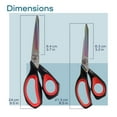 thumbnail image 2 of JubileeYarn Forged Titanium Fabric Shears - 9.5" Black w/Red - 30 Set Bulk Pack, 2 of 6