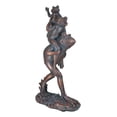 thumbnail image 4 of Croak Family Papa Frog Piggybacking 2 Young Baby Frogs To School Garden Statue, 4 of 9