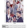 thumbnail image 2 of Cool #7 Jamie Dornan Blanket Ultra Soft Flannel Fleece Blanket Stylish Bedroom Living Room Sofa Warm Blanket All Season Use 40""*50"" （100 * 130cm）, Style-11, 2 of 6
