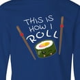 thumbnail image 4 of Inktastic This is How I Roll- cute sushi Long Sleeve Youth T-Shirt, 4 of 5