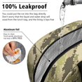 thumbnail image 3 of Insulated Lunch Bag for Women, Floral Print Oxford Fabric Lunch Box, Leakproof Thermal Cooler Tote for Work, School & Picnic, Camo, Camouflage Print, 3 of 5