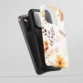 thumbnail image 5 of Floral Pattern For All iPhone Series Tough Phone Case Watercolor Orange, 5 of 7