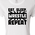 thumbnail image 4 of Inktastic Eat, Sleep, Wrestle, Repeat Women's T-Shirt, 4 of 5