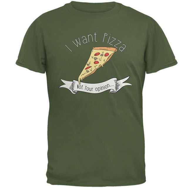 Pizza not Opinions Mens T Shirt