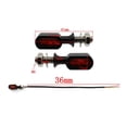 thumbnail image 3 of koolsoo Motorcycle Mini Light Flashing Light Indicator for Black Black Smoked Lamp, 3 of 8