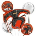thumbnail image 2 of 5pc Ninja Bouquet Of Balloons by Anagram, 2 of 2