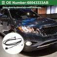 thumbnail image 2 of Conector del arnés de cableado de la puerta de 7 pines No.68043333AB para Chrysler Town Country 2008-2009 Lado del conductor Conector del arnés de la puerta Pigtail Negro 1 Pcs, 2 of 7