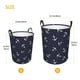 thumbnail image 3 of Fotbe Anchor Cesto de Ropa con Asas, Cesto Impermeable de Gran Capacidad, Bolsa de Lavado para Dormitorio, Cesto de Ropa con Ruedas y Asas-Small, 3 of 6