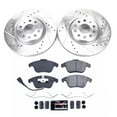 thumbnail image 3 of PowerStop Front Z23 Evolution Sport Carbon-Fiber Ceramic Brake Pad and Drilled & Slotted Rotor Kit Fits: AUDI VOLKSWAGEN Select Models K2963, 3 of 10