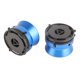 thumbnail image 4 of M Buder Par de Adaptadores de Cubo NAB de Aleación de Aluminio Pulido 10 Pulgadas (25.4 cm) para Studer ReVox Akai Teac - Azul, 4 of 4