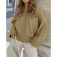 thumbnail image 3 of Fantaslook Sweaters for Women Oversized Crewneck Long Sleeve Chunky Knit Pullover Sweaters Tops Trendy Fall Outfits, 3 of 7