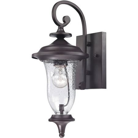 

Wall Sconces 1 Light Fixtures With Oil Rubbed Bronze Finish Aluminum Glass Material Medium 7 75 Watts