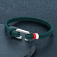 thumbnail image 3 of Braided Nylon Rope Bracelet Boho Style - Stainless Steel C Clasp Unisex, 3 of 8
