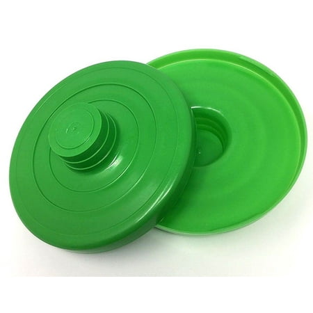 green Cover Lid Plastic Lid Fit Vitrolero Pack of 2 For Plastic and Glass Jar 5