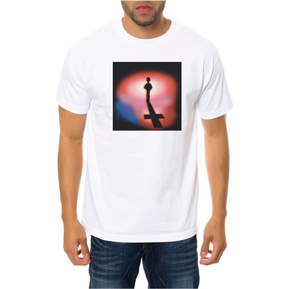Black Scale Mens The Omen Graphic T-Shirt, White, Small