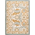 thumbnail image 1 of Ladole Rugs Sky Blue Cream Traditional Area Rug 6'5" x 9'5", 1 of 5