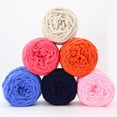 thumbnail image 5 of Xiao Hua plush chenille yarn in off white -1 roll, 100g, fluffy yarn, ultra soft plush blanket, pet mattress cover, hand woven project, 5 of 5