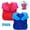 Red+Blue, variant on Vorkoi Kids Art Smocks 2 Piece for Ages 3-8 Years