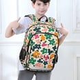 thumbnail image 6 of FORMRS Unisex School Backpack 17" Student Travel Bag with Laptop Compartment, Floral Blooms, 6 of 7
