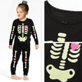 thumbnail image 4 of Pyjamas de Famille d'Halloween pour Filles Tout-Petits Ensembles Assortis Rose 18-24M, 4 of 6