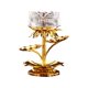 thumbnail image 4 of Candelabro de mantequilla con forma de flor de loto, candelabro, candelabro de aceite, suministros budistas Blanco, 4 of 9