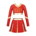 thumbnail image 1 of Kaerm Uniforme de Cheerleading pour Filles Tenues de Cheer Métallique Patchwork Costume de Performance A01 6, 1 of 7