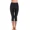 Black, variant on Womens Swim Pants High Waisted Elastic Swimming Leggings Stretch Swim Capris Sporty Long Swim Board Shorts