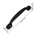 thumbnail image 2 of PTOOTP 12-Pack Black Aluminum Alloy Arch Drawer Pulls for Kitchen Cabinets and Furniture Hardware, 2 of 8