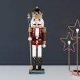 thumbnail image 4 of Adorno de Cascanueces de 38cm, marioneta de juguete, figura de Cascanueces, de Cascanueces para oficina, colección de decoración para sala de Zulema Figuras de Cascanueces, 4 of 8